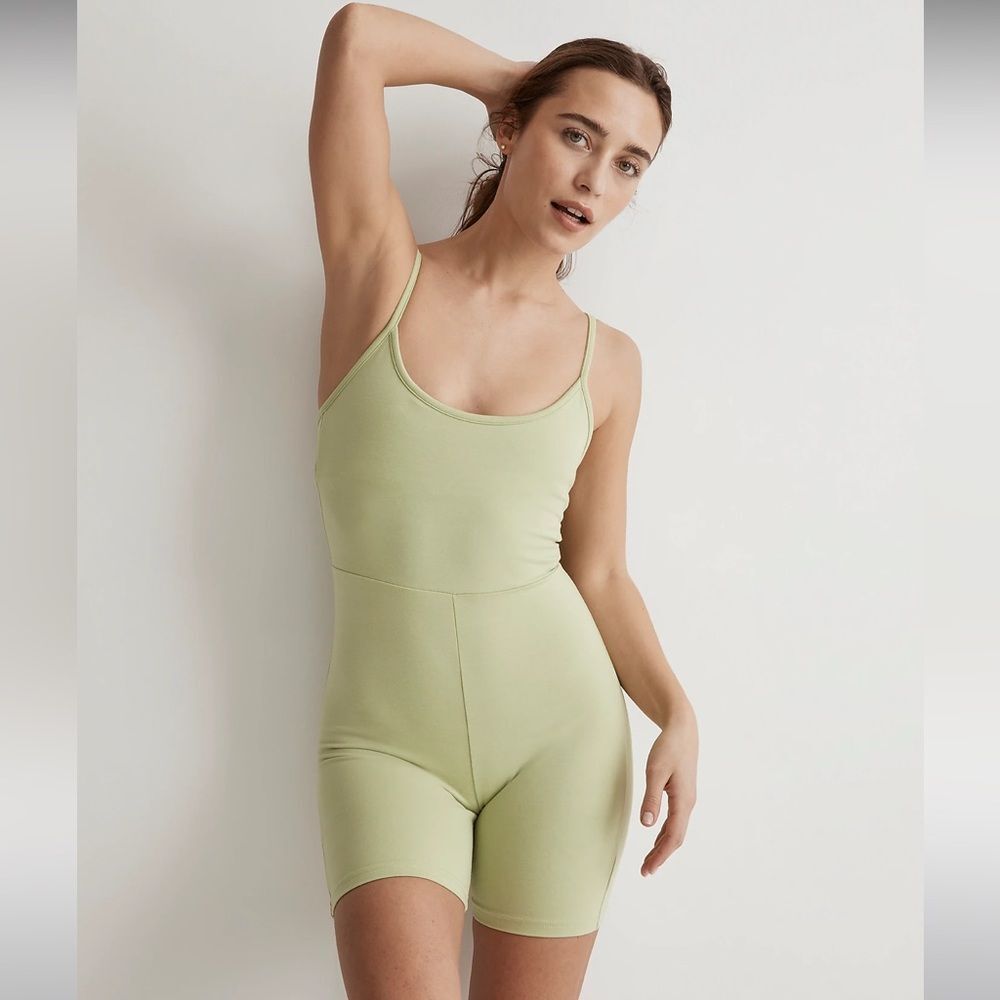 Madewell NWT Knit Biker Unitard: Botanical Dye Edition Size Small